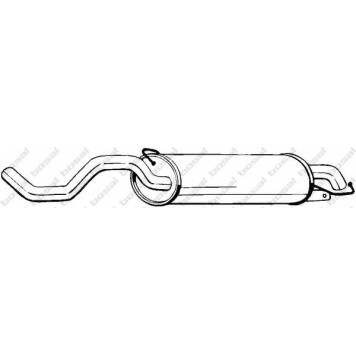 Глушитель выхлопных газов конечный BOSAL 279-399