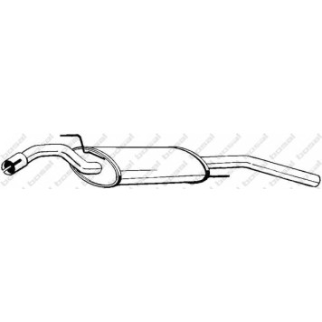 Глушитель выхлопных газов конечный BOSAL 279-483