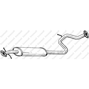 Средний глушитель выхлопных газов BOSAL 282-055