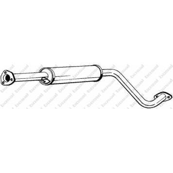 Средний глушитель выхлопных газов BOSAL 282-999