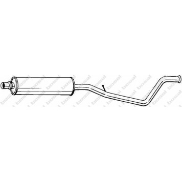 Средний глушитель выхлопных газов BOSAL 283-969