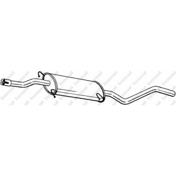 Средний глушитель выхлопных газов BOSAL 284-431