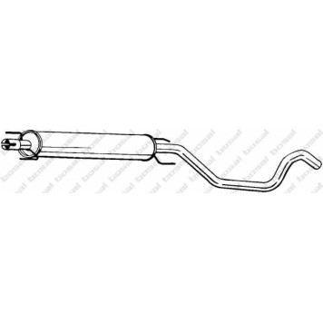 Средний глушитель выхлопных газов BOSAL 285-423