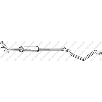 Средний глушитель выхлопных газов BOSAL 289-469