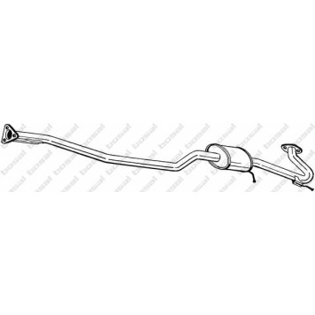 Средний глушитель выхлопных газов BOSAL 293-129