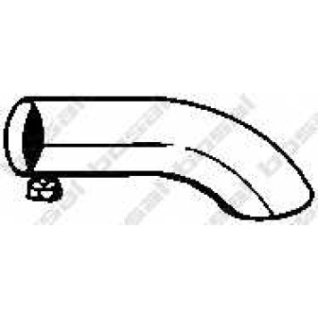 Труба выхлопного газа BOSAL 328-221