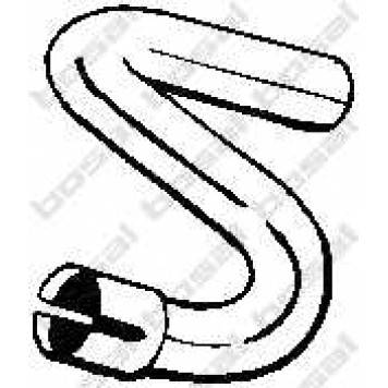 Труба выхлопного газа BOSAL 386-003