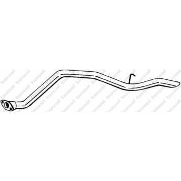 Труба выхлопного газа BOSAL 436-293