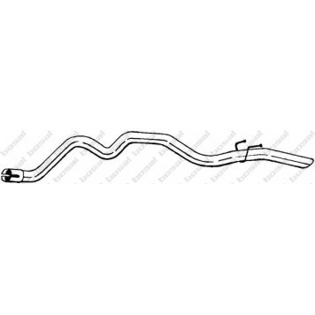 Труба выхлопного газа BOSAL 489-261