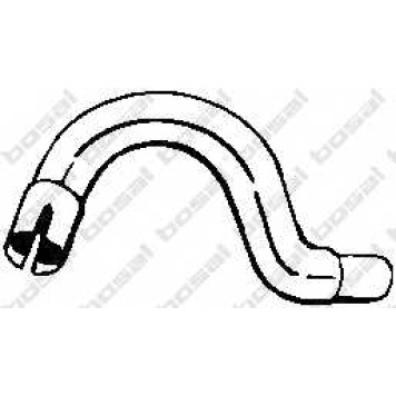 Труба выхлопного газа BOSAL 733-945