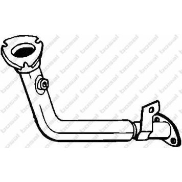 Труба выхлопного газа BOSAL 740-363