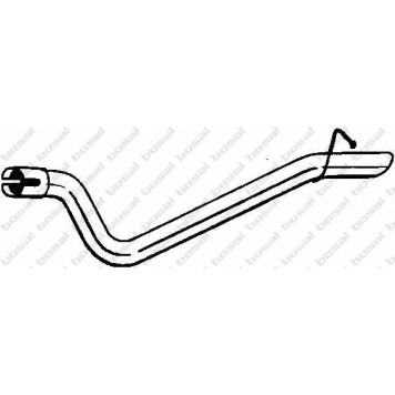 Труба выхлопного газа BOSAL 750-429