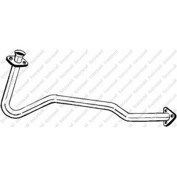 Труба выхлопного газа BOSAL 802-459