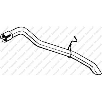 Труба выхлопного газа BOSAL 840-173
