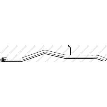 Труба выхлопного газа BOSAL 851-141