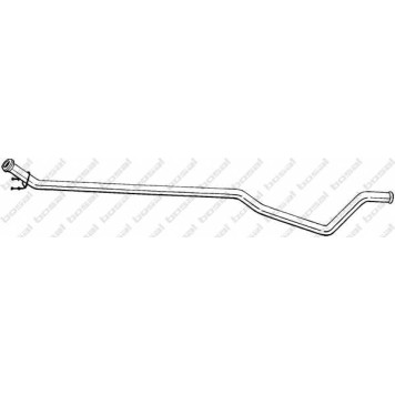 Труба выхлопного газа BOSAL 952-155