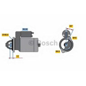 Стартер 0,9кВт <b>BOSCH 0 001 106 407</b>