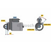 Стартер 1,1кВт <b>BOSCH 0 001 107 078</b>