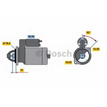 Стартер 1,1кВт <b>BOSCH 0 001 107 090</b>