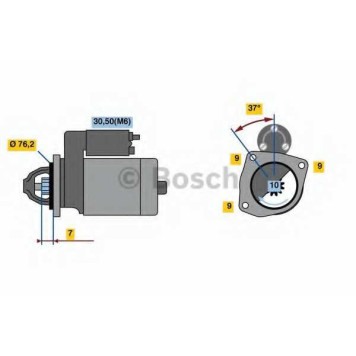 Стартер <b>BOSCH 0 001 108 456</b>