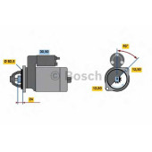 Стартер 1,6кВт <b>BOSCH 0 001 109 012</b>