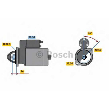 Стартер 1,6кВт <b>BOSCH 0 001 109 012</b>