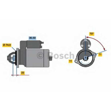 Стартер <b>BOSCH 0 001 109 035</b>-4