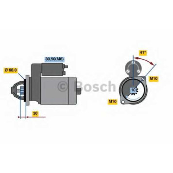 Стартер 2,2кВт <b>BOSCH 0 001 109 273</b>
