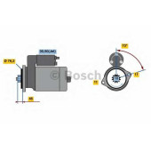 Стартер 1кВт <b>BOSCH 0 001 121 412</b>