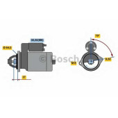 Стартер 1,4кВт для FORD KA(RU8) / LANCIA MUSA(350), YPSILON(312, 846) <b>BOSCH 0 001 138 011</b>