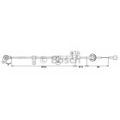 Датчик частоты вращения колеса BOSCH 0 265 006 254