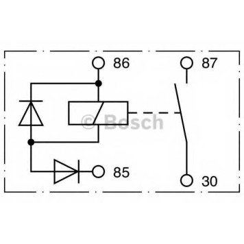 Реле рабочего тока BOSCH 0 332 002 256-2