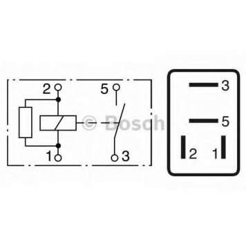 Реле рабочего тока BOSCH 0 332 011 007-2