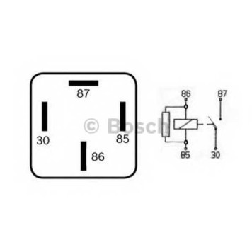 Реле рабочего тока BOSCH 0 332 019 456-2