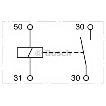 Реле рабочего тока BOSCH 0 333 009 002-2