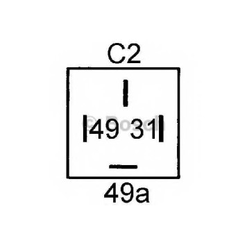 Прерыватель указателей поворота BOSCH 0 335 200 041-1