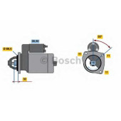 Стартер 1,4кВт для FORD P 100, SCORPIO(GGE,GAE,GGE), SIERRA(GB4, GBG,BNC,BNG,GBC,GBG) / LAND ROVER DISCOVERY(LG,LJ) <b>BOSCH 0 986 018 240</b>
