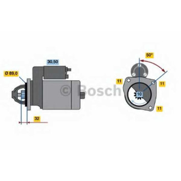 Стартер 1,4кВт для FORD P 100, SCORPIO(GGE,GAE,GGE), SIERRA(GB4, GBG,BNC,BNG,GBC,GBG) / LAND ROVER DISCOVERY(LG,LJ) <b>BOSCH 0 986 018 240</b>