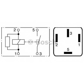 Блок управления, время накаливания BOSCH 0 986 332 001-2