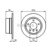 Тормозной диск BOSCH 0 986 478 641