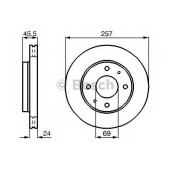 Тормозной диск BOSCH 0 986 478 774