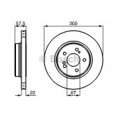 Тормозной диск BOSCH 0 986 478 793