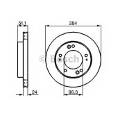 Тормозной диск BOSCH 0 986 479 020