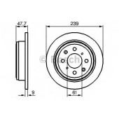 Тормозной диск BOSCH 0 986 479 101