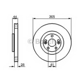 Тормозной диск BOSCH 0 986 479 109