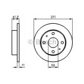 Тормозной диск BOSCH 0 986 479 119