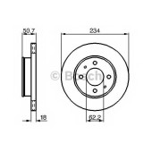 Тормозной диск BOSCH 0 986 479 264