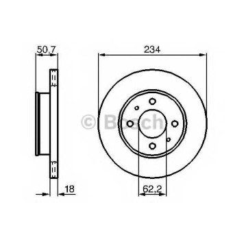 Тормозной диск BOSCH 0 986 479 264