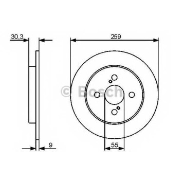 Тормозной диск BOSCH 0 986 479 420