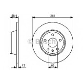 Тормозной диск BOSCH 0 986 479 465